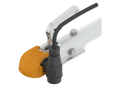 Protection tête d'attelage soft dock avec porte fiche électrique - SDP 01