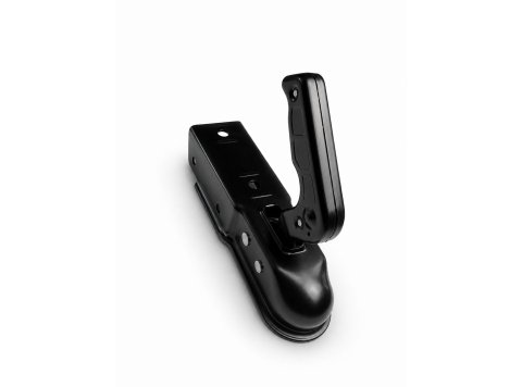 Tête d'attelage noire non freinée pour timon 60 mm - Charge 750 kg