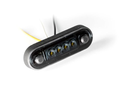 Feu de position LED rouge FRISTOM FT-073 C DARK - 12/24 V