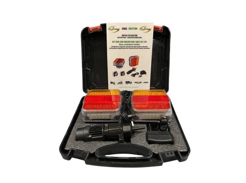 Kit magnétique feu LED sans fil avec contrôleur canbus